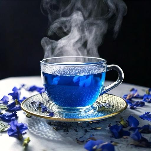 Blue pea focus tea